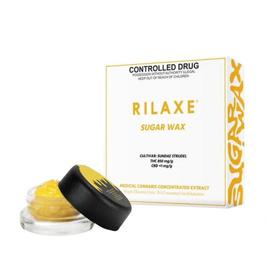 Rilaxe - Sundae Strudel Sugar Wax - Refined Cannabis Extract - 2g