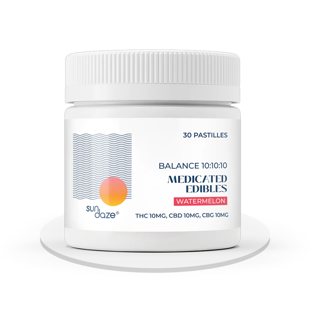 Sundaze - Medicated Balance - Edibles 10:10:10 - 30 Pastilles
