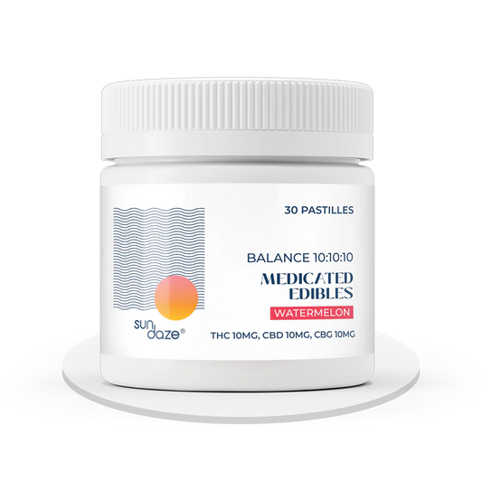 Sundaze - Medicated Balance - Edibles 10:10:10 - 30 Pastilles