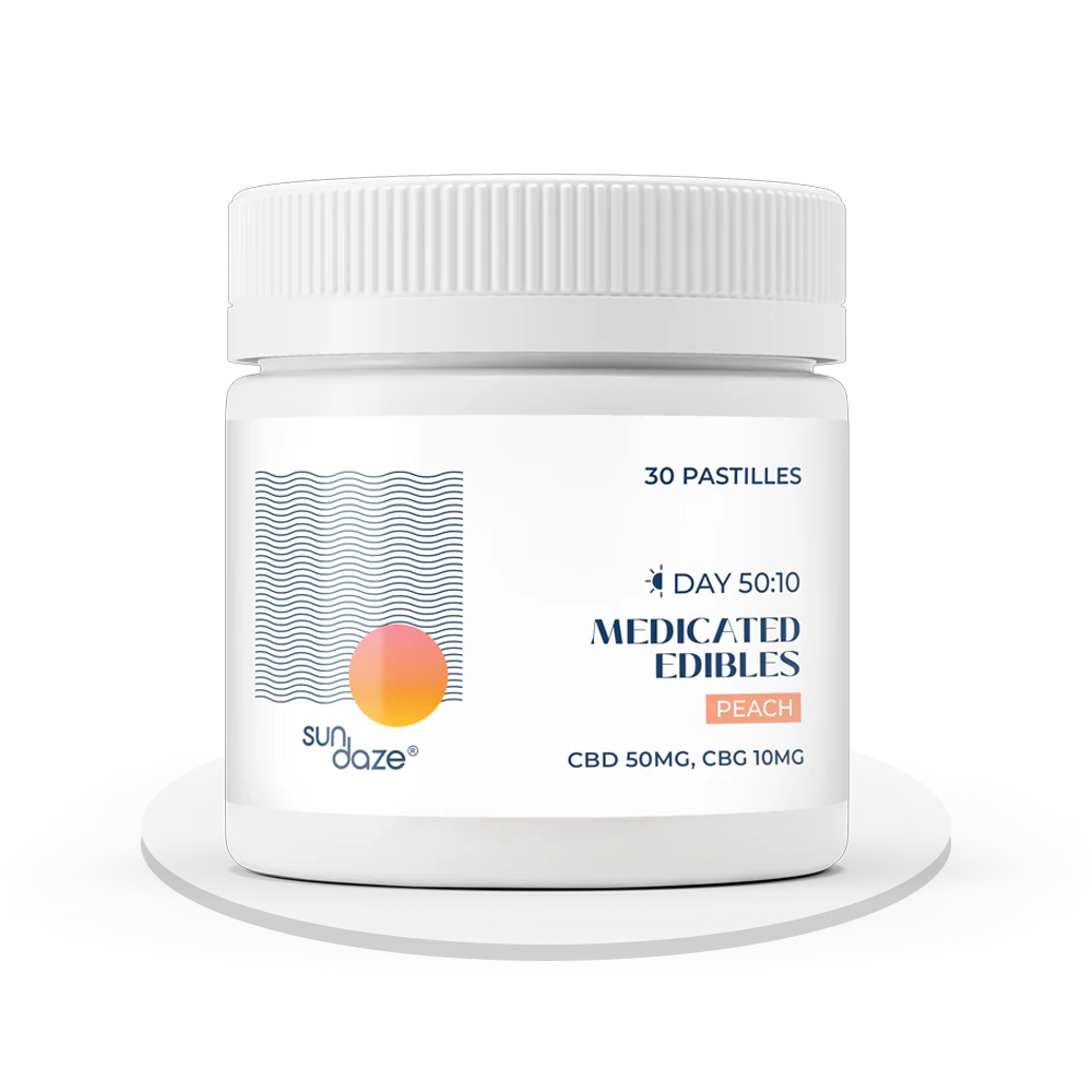 Sundaze - Medicated Day (CBD:CBG) - Edibles 50:10 - 30 Pastilles