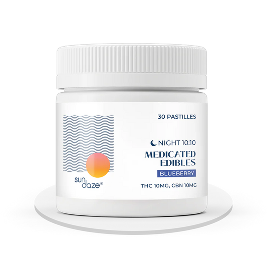 Sundaze - Medicated Night (THC:CBN) - Edibles 10:10 - 30 Pastilles