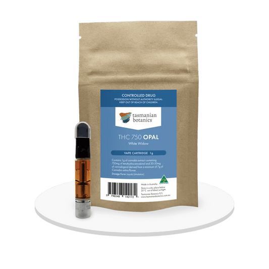 Tasmanian Botanics - Opal THC 800mg - Resin Vape Cartridge - 1g