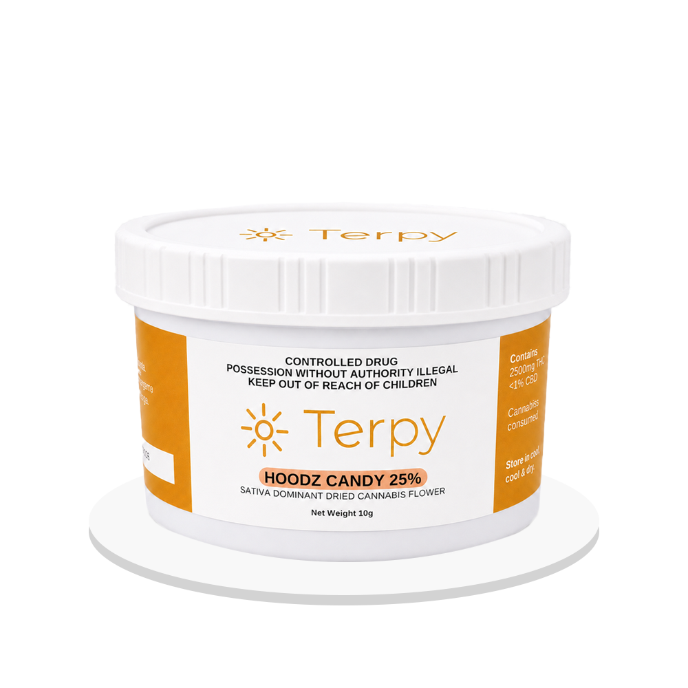 Precision Pharmaceuticals - Terpy Hoodz Candy - THC Flower 25% - 10g