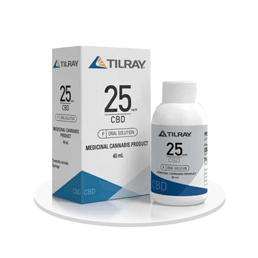 Tilray - 25 CBD Oil - 40mL